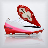 Tachos Air Zoom Mercurial Vapor 16 Elite FG Blanco Rojo, vista 5 — X Cleats MX