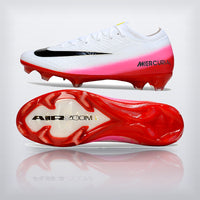 Tachos Air Zoom Mercurial Vapor 16 Elite FG Blanco Rojo, vista 6 — X Cleats MX