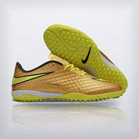 Detalle del dorado tornasol del Hypervenom Sonho Dourado