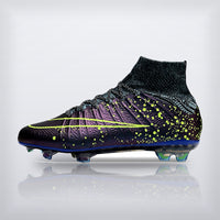 Nike Superfly 4 Electro Flare morado tornasol, vista lateral