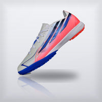 Tachos F50 Hyperfast League TF Blanco Azul Coral, vista 3 — X Cleats MX