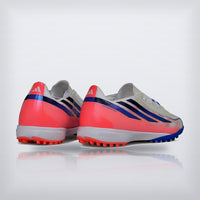 Tachos F50 Hyperfast League TF Blanco Azul Coral, vista 5 — X Cleats MX
