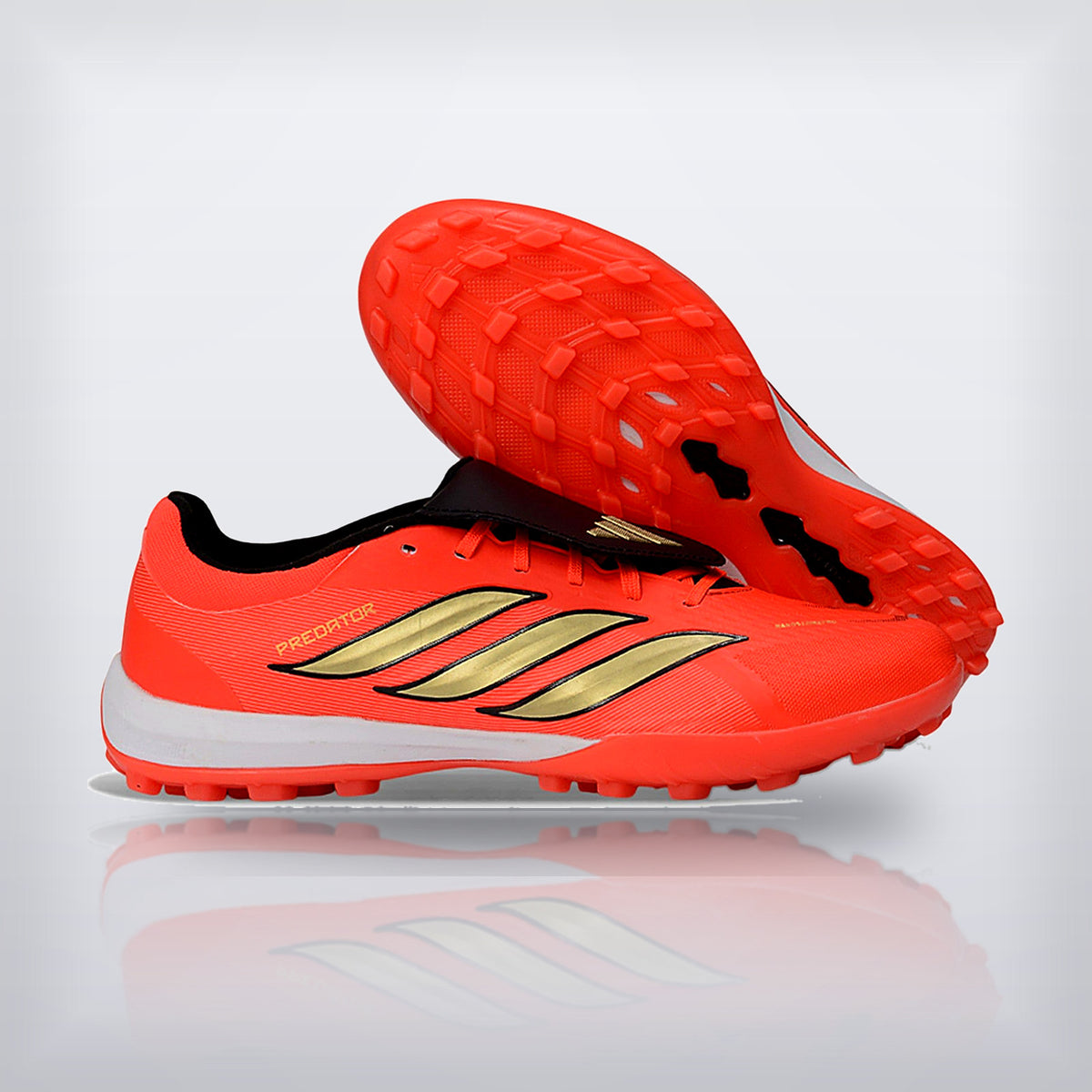 Tachos Predator League FT TF Coral Dorado — X Cleats MX