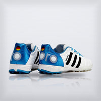 Tachos adiPure 11Pro TRX TF Kroos Blanco Azul, vista 5 — X Cleats MX