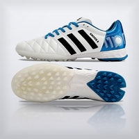 Tachos adiPure 11Pro TRX TF Kroos Blanco Azul, vista 6 — X Cleats MX